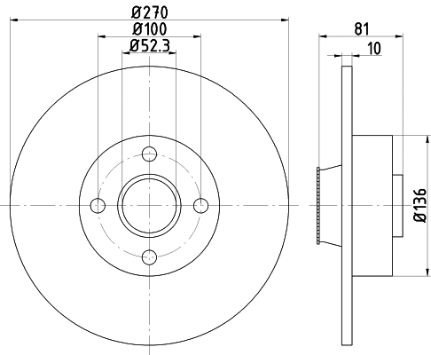 Brake Disc (8DD 355 123-271)