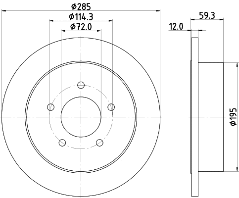 Brake Disc (8DD 355 118-341)