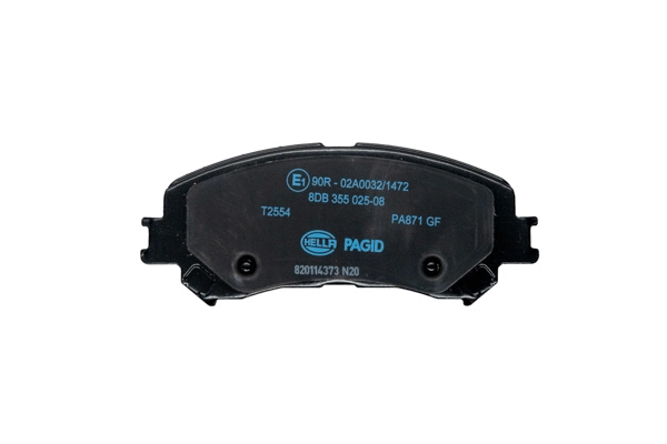 Brake Pad Set, disc brake (8DB 355 025-081)