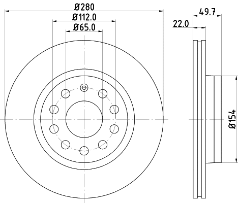 Brake Disc (8DD 355 109-562)