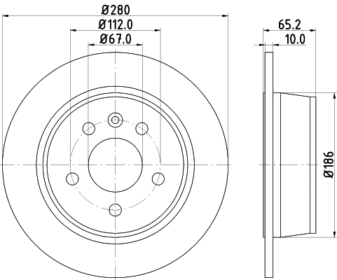 Brake Disc (8DD 355 104-541)