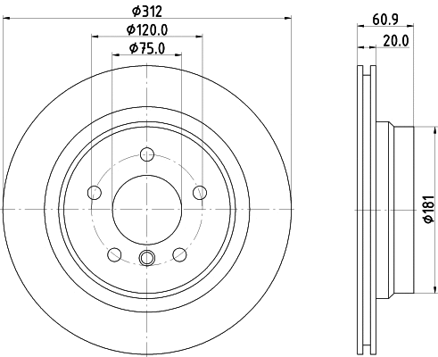 Brake Disc (8DD 355 106-772)