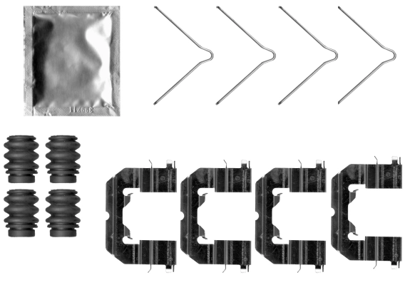 Accessory Kit, disc brake pad (8DZ 355 207-181)