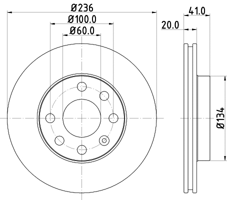 Brake Disc (8DD 355 129-881)