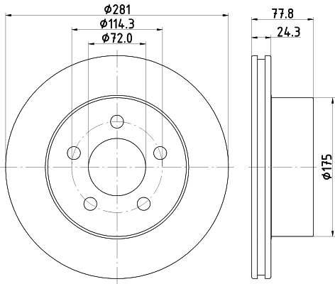 Brake Disc (8DD 355 125-371)