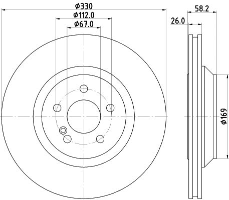 Brake Disc (8DD 355 116-281)