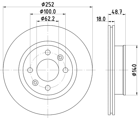 Brake Disc (8DD 355 116-201)