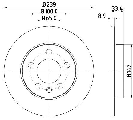 Brake Disc (8DD 355 107-461)