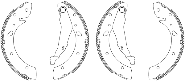 Brake Shoe Set (8DB 355 003-451)