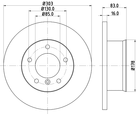 Brake Disc (8DD 355 100-391)