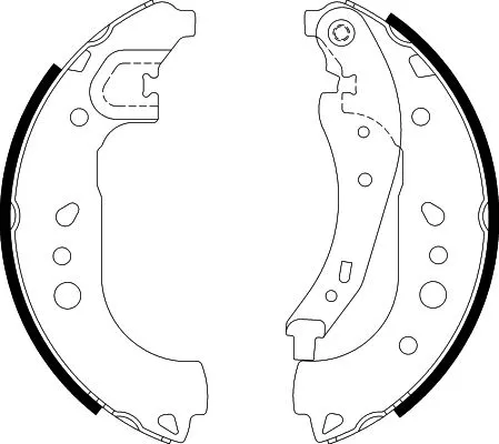 Brake Shoe Set (8DB 355 022-281)