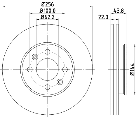Brake Disc (8DD 355 117-981)