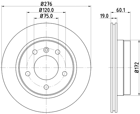 Brake Disc (8DD 355 104-281)