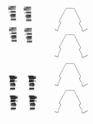 Accessory Kit, disc brake pad (8DZ 355 203-971)