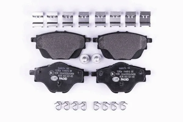 Brake Pad Set, disc brake (8DB 355 021-001)