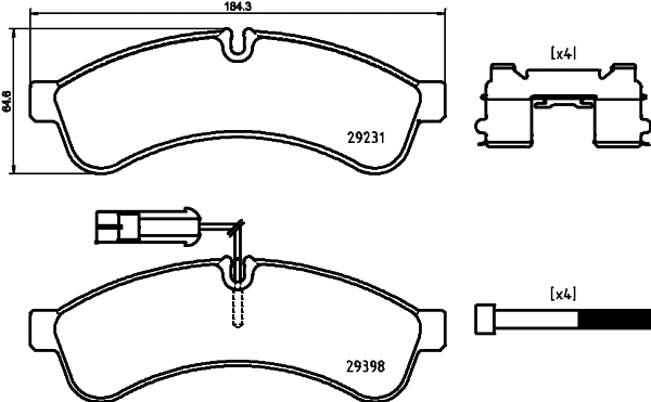 Brake Pad Set, disc brake