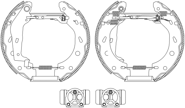 Brake Shoe Set (8DB 355 004-801)