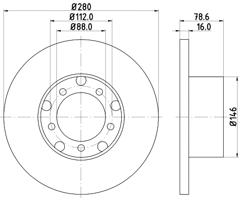 Brake Disc (8DD 355 100-201)