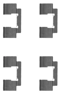 Accessory Kit, disc brake pad (8DZ 355 204-611)