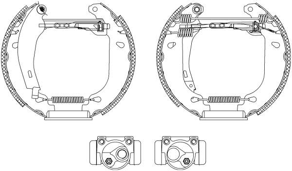 Brake Shoe Set (8DB 355 003-811)