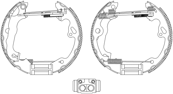 Brake Shoe Set (8DB 355 005-231)