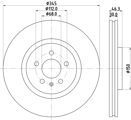 Brake Disc (8DD 355 122-802)