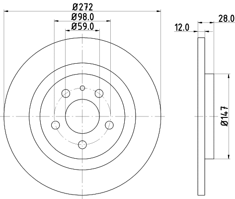 Brake Disc (8DD 355 109-151)