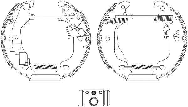 Brake Shoe Set (8DB 355 004-751)