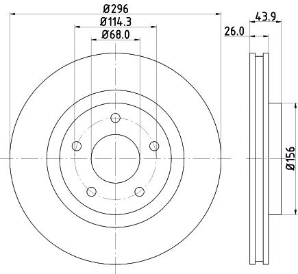 Brake Disc (8DD 355 114-601)