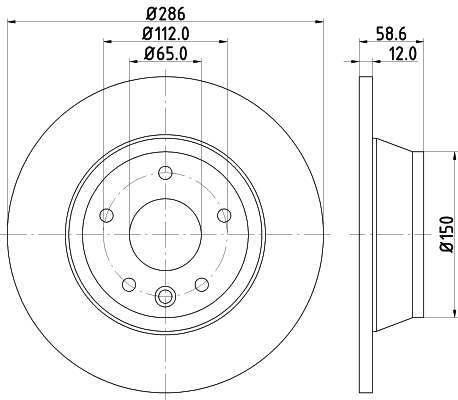 Brake Disc (8DD 355 113-841)