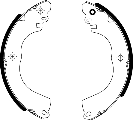 Brake Shoe Set (8DB 355 022-301)