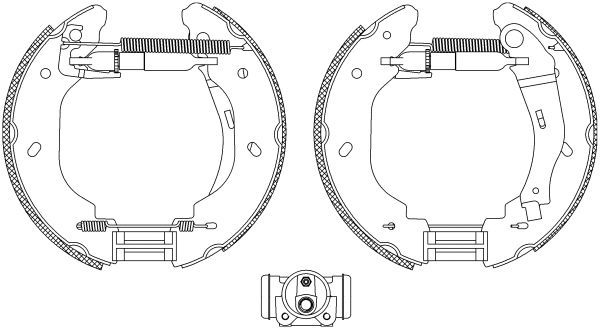 Brake Shoe Set (8DB 355 005-081)