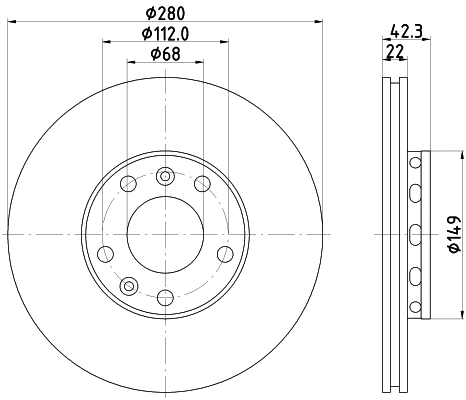 Brake Disc (8DD 355 113-321)