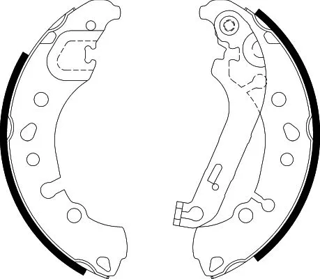 Brake Shoe Set (8DB 355 038-011)