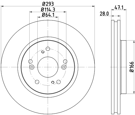 Brake Disc (8DD 355 115-941)