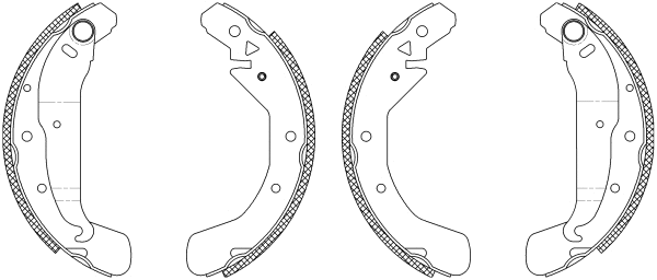 Brake Shoe Set (8DB 355 003-481)