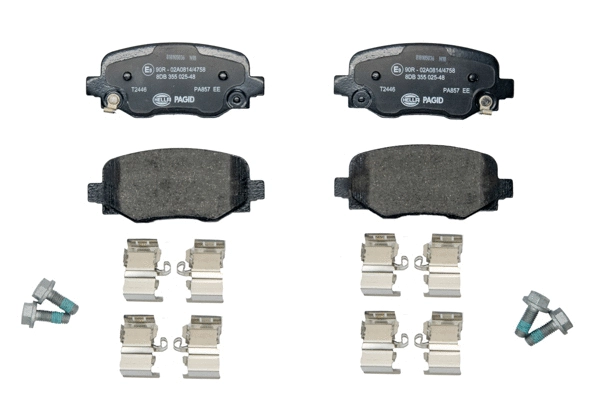 Brake Pad Set, disc brake (8DB 355 025-481)