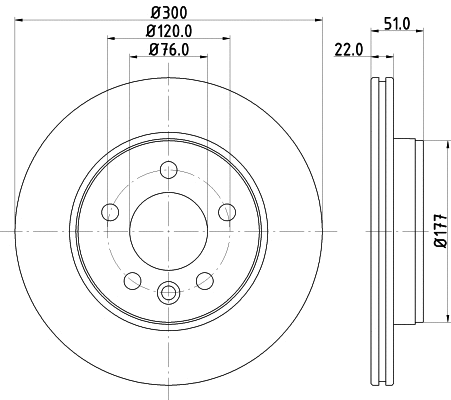 Brake Disc (8DD 355 125-571)