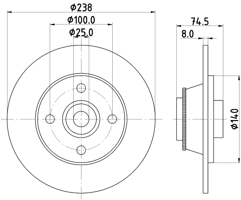 Brake Disc (8DD 355 113-441)