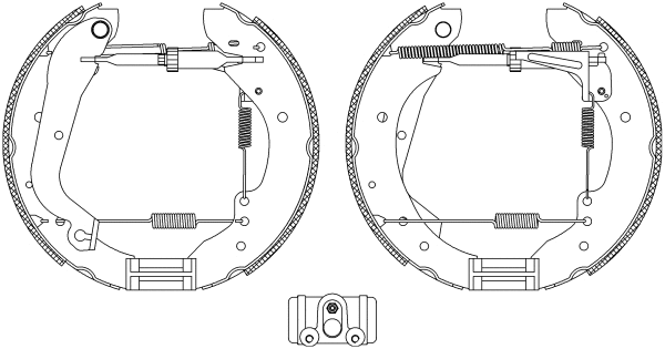 Brake Shoe Set (8DB 355 003-991)