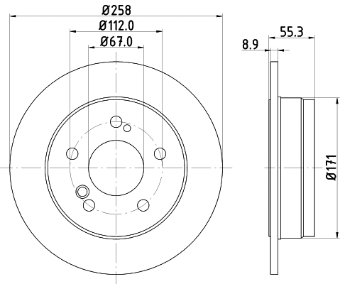 Brake Disc (8DD 355 100-962)
