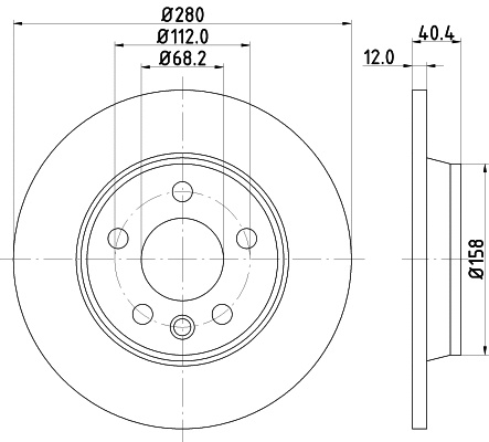 Brake Disc (8DD 355 105-601)