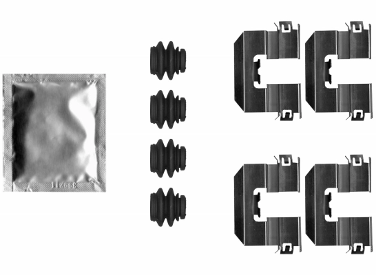 Accessory Kit, disc brake pad (8DZ 355 207-161)