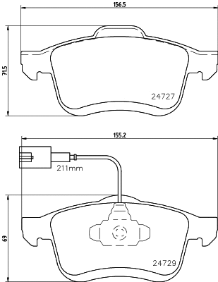 Brake Pad Set, disc brake