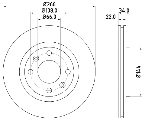 Brake Disc (8DD 355 108-351)
