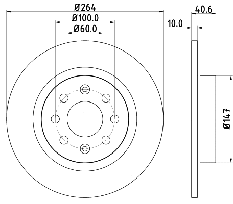 Brake Disc (8DD 355 112-621)