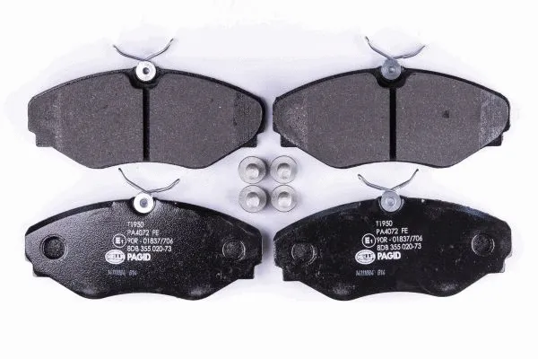 Brake Pad Set, disc brake (8DB 355 020-731)