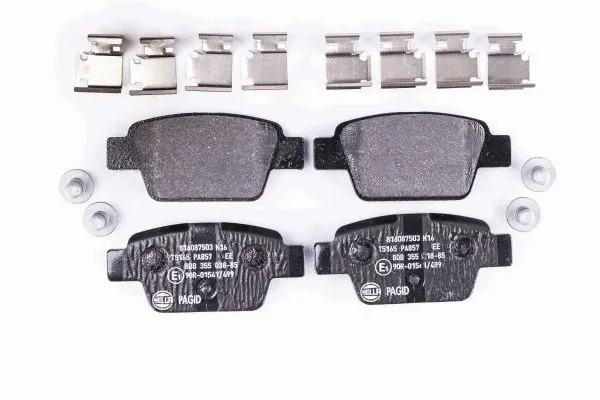 Brake Pad Set, disc brake (8DB 355 018-851)
