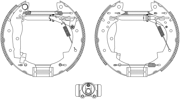 Brake Shoe Set (8DB 355 004-251)