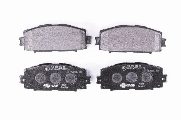 Brake Pad Set, disc brake (8DB 355 012-361)